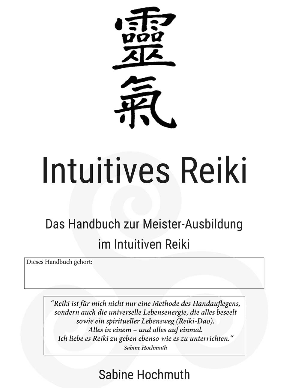 3. Handbuch Intuitives Reiki